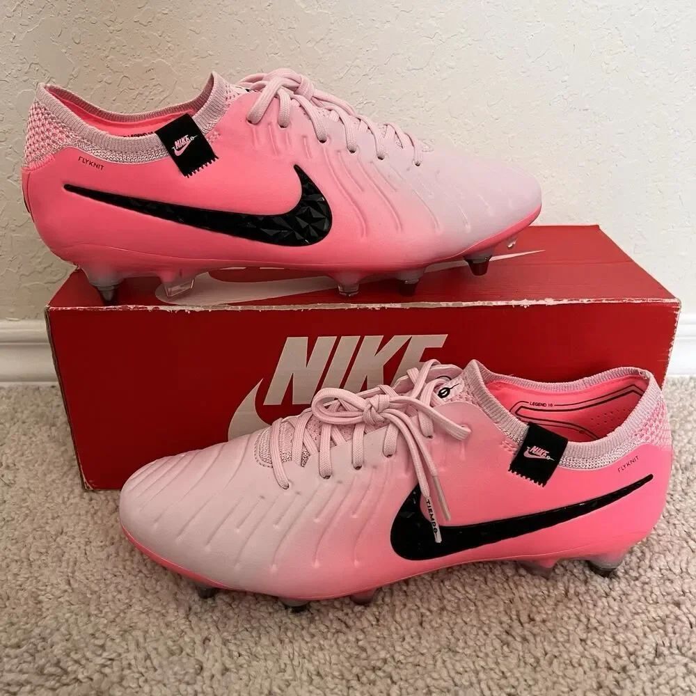 Nike Legend 10 Elite SG Pro ACC Size 7 Pink FN7277-601 Soccer Cleats New